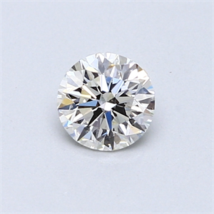 Picture of 0.45 Carats, Round Diamond with Very Good Cut, H Color, VS1 Clarity and Certified by GIA