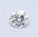 0.42 Carats, Round Diamond with Very Good Cut, F Color, VS1 Clarity and Certified by GIA
