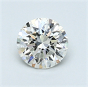 0.71 Carats, Round Diamond with Very Good Cut, F Color, VS2 Clarity and Certified by GIA