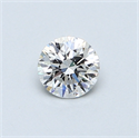 0.41 Carats, Round Diamond with Very Good Cut, E Color, VS2 Clarity and Certified by GIA