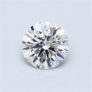 Picture of 0.60 Carats, Round Diamond with Excellent Cut, D Color, VS2 Clarity and Certified by GIA