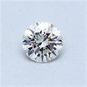 0.45 Carats, Round Diamond with Very Good Cut, F Color, VS1 Clarity and Certified by GIA