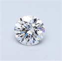 0.42 Carats, Round Diamond with Very Good Cut, D Color, SI1 Clarity and Certified by GIA