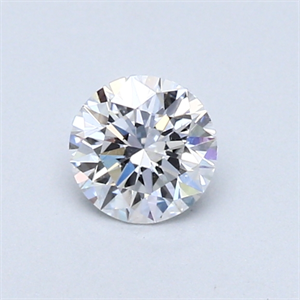 Picture of 0.42 Carats, Round Diamond with Very Good Cut, D Color, SI1 Clarity and Certified by GIA