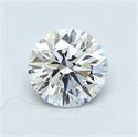 0.70 Carats, Round Diamond with Very Good Cut, G Color, SI1 Clarity and Certified by GIA
