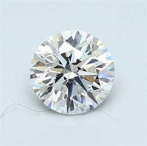 Picture of 0.70 Carats, Round Diamond with Very Good Cut, G Color, SI1 Clarity and Certified by GIA
