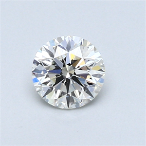 Picture of 0.46 Carats, Round Diamond with Very Good Cut, I Color, SI1 Clarity and Certified by GIA