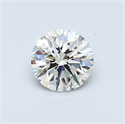 0.45 quilates, Redondo Diamante , Color G, claridad VS2 y certificado por EGL