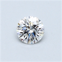 0.41 Carats, Round Diamond with Very Good Cut, D Color, SI1 Clarity and Certified by GIA