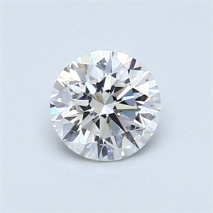 Picture of 0.50 Carats, Round Diamond with Very Good Cut, D Color, SI2 Clarity and Certified by GIA