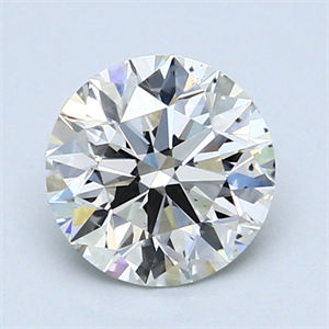 Picture of 1.52 Carats, Round Diamond with Excellent Cut, I Color, SI1 Clarity and Certified by GIA