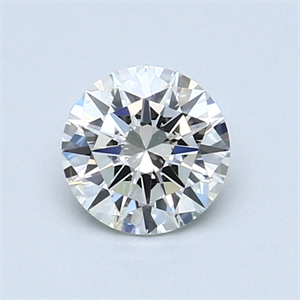 Picture of 0.72 Carats, Round Diamond with Very Good Cut, H Color, VS1 Clarity and Certified by GIA