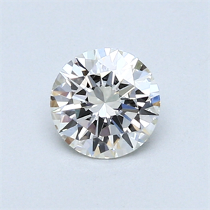 Picture of 0.48 Carats, Round Diamond with Very Good Cut, H Color, VVS1 Clarity and Certified by GIA