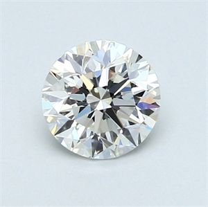 Picture of 0.70 Carats, Round Diamond with Very Good Cut, H Color, VVS1 Clarity and Certified by GIA