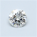 0.51 Carats, Round Diamond with Excellent Cut, G Color, VS2 Clarity and Certified by GIA