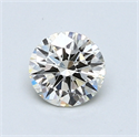 0.70 Carats, Round Diamond with Excellent Cut, I Color, VS1 Clarity and Certified by EGL