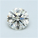 0.70 Carats, Round Diamond with Excellent Cut, I Color, VS1 Clarity and Certified by EGL