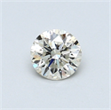 0.44 Carats, Round Diamond with Excellent Cut, I Color, VS1 Clarity and Certified by EGL