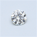 0.31 Carats, Round Diamond with Excellent Cut, G Color, VVS1 Clarity and Certified by EGL