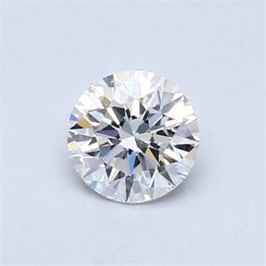 Picture of 0.43 Carats, Round Diamond with Excellent Cut, D Color, VS1 Clarity and Certified by GIA