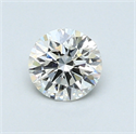 0.55 quilates, Redondo Diamante , Color G, claridad VVS2 y certificado por GIA