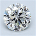 2.00 Carats, Round Diamond with Good Cut, J Color, SI2 Clarity and Certified by GIA