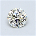 0.75 Carats, Round Diamond with Excellent Cut, I Color, VS2 Clarity and Certified by EGL