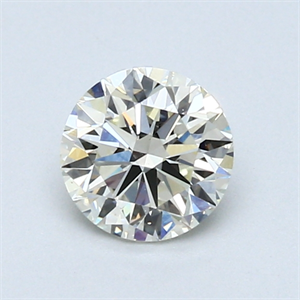 Picture of 0.70 Carats, Round Diamond with Good Cut, K Color, VS2 Clarity and Certified by GIA