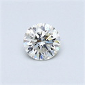 0.30 Carats, Round Diamond with Excellent Cut, G Color, VS2 Clarity and Certified by EGL