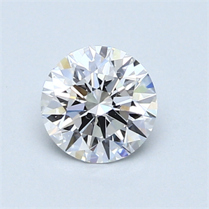 Picture of 0.74 Carats, Round Diamond with Excellent Cut, D Color, VS1 Clarity and Certified by GIA