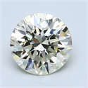 1.52 Carats, Round Diamond with Very Good Cut, M Color, VS1 Clarity and Certified by GIA