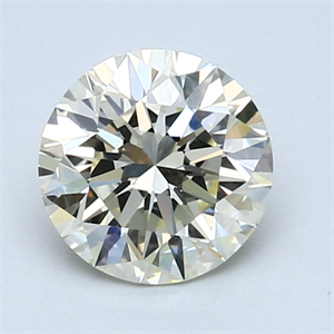 Picture of 1.52 Carats, Round Diamond with Very Good Cut, M Color, VS1 Clarity and Certified by GIA