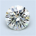 1.51 Carats, Round Diamond with Very Good Cut, K Color, VVS2 Clarity and Certified by GIA