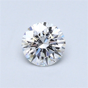 Picture of 0.43 Carats, Round Diamond with Excellent Cut, D Color, SI1 Clarity and Certified by GIA