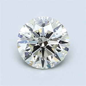 Picture of 1.01 Carats, Round Diamond with Excellent Cut, H Color, SI1 Clarity and Certified by EGL