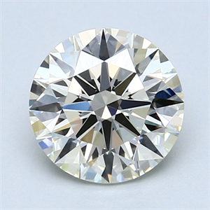 Picture of 1.72 Carats, Round Diamond with Excellent Cut, L Color, IF Clarity and Certified by GIA