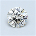 0.82 quilates, Redondo Diamante , Color H, claridad VVS2 y certificado por GIA