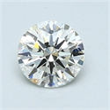 0.80 Carats, Round Diamond with Excellent Cut, I Color, VVS1 Clarity and Certified by GIA