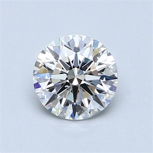 Picture of 0.74 Carats, Round Diamond with Excellent Cut, E Color, SI1 Clarity and Certified by GIA