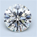 1.82 Carats, Round Diamond with Excellent Cut, H Color, SI1 Clarity and Certified by GIA