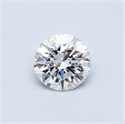 0.42 Carats, Round Diamond with Very Good Cut, D Color, VVS1 Clarity and Certified by GIA