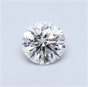 0.43 Carats, Round Diamond with Very Good Cut, D Color, VS1 Clarity and Certified by GIA
