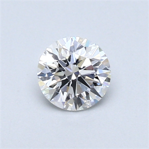 Picture of 0.43 Carats, Round Diamond with Very Good Cut, D Color, VS1 Clarity and Certified by GIA