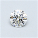 0.45 Carats, Round Diamond with Very Good Cut, E Color, VS1 Clarity and Certified by GIA