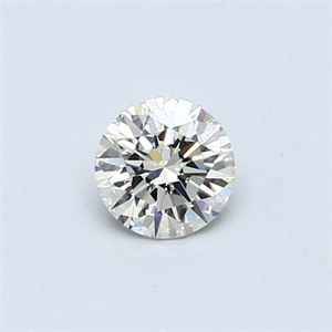 Picture of 0.34 Carats, Round Diamond with Excellent Cut, H Color, VVS2 Clarity and Certified by EGL