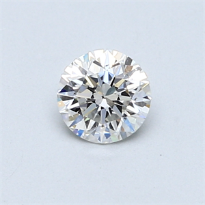 Picture of 0.43 Carats, Round Diamond with Very Good Cut, D Color, SI1 Clarity and Certified by GIA