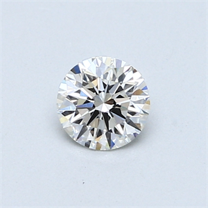 Picture of 0.41 Carats, Round Diamond with Excellent Cut, F Color, VVS1 Clarity and Certified by GIA