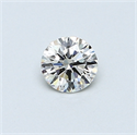 0.30 Carats, Round Diamond with Excellent Cut, G Color, VS1 Clarity and Certified by EGL