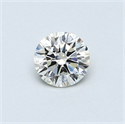 0.38 quilates, Redondo Diamante , Color G, claridad VVS1 y certificado por EGL