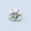 0.31 Carats, Round Diamond with Excellent Cut, H Color, VS1 Clarity and Certified by EGL